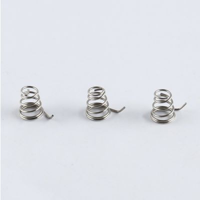 工厂批发各种规格右旋碳钢压缩弹簧电子玩具遥控 电池弹簧