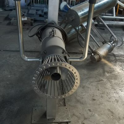 潜水推流曝气机钢丝绳固定式安装