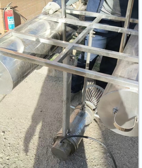 推流曝气机北京现场工作图片10