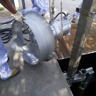 潜水推流搅拌机QJB5/12-620/3-480S悬挂式安装